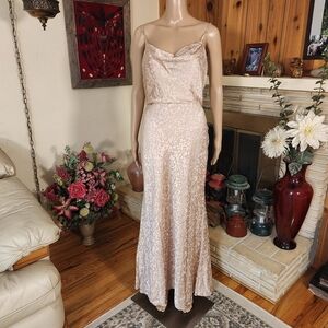 Jenny Yoo Dahlia Gown - Gemma Satin Burnout (Size 2) 